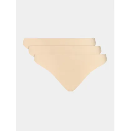 Zdjęcie Hugo Komplet 3 par stringów 50492489 Beżowy HUGO