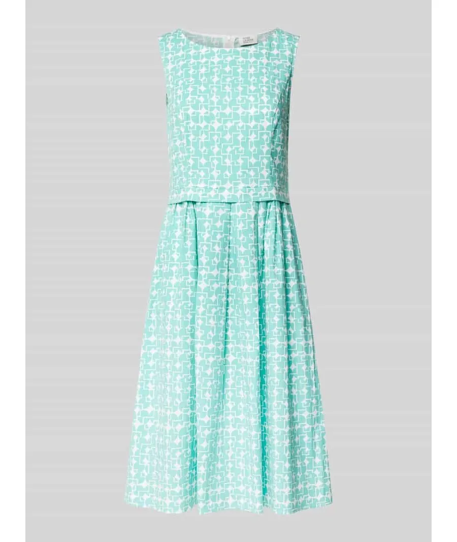 obrazek 1 Sukienka o długości do kolan z graficznym wzorem