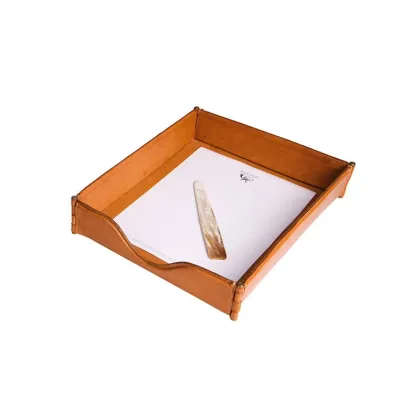 Zdjęcie Skórzany pojemnik na dokumenty