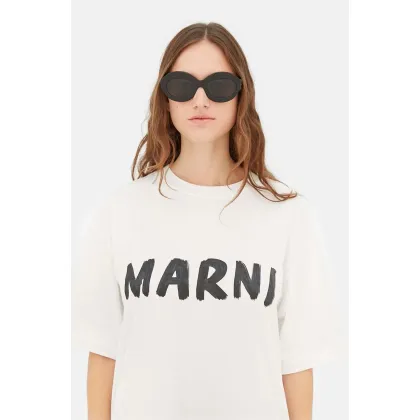 Zdjęcie Marni okulary przeciwsłoneczne Ik Kil Cenote damskie kolor czarny EYMRN00023 001 4IE