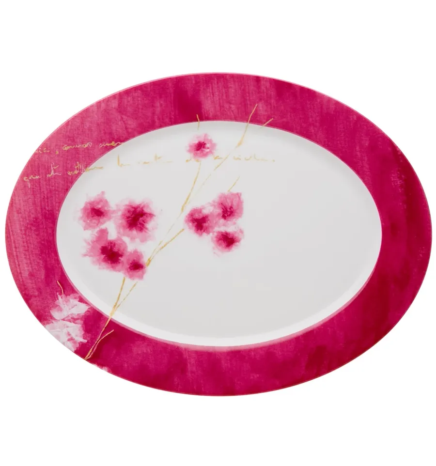picture 7 A large white and pink 70-element dinner set from the Arigato collection inspired by oriental motives - Vista Alegre