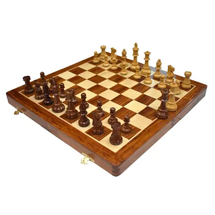 Zdjęcie Ekskluzywny komplet szachowy z szufladą z serii klubowej - The Chess Empire