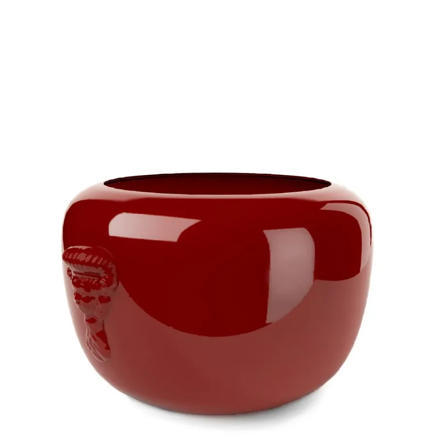 obrazek 2 Średnia donica z medalionami H.28xL.39xD.Int.30 cm