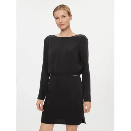 Zdjęcie Calvin Klein Jeans Sukienka koktajlowa Open Back Dress J20J222534 Czarny Regular Fit