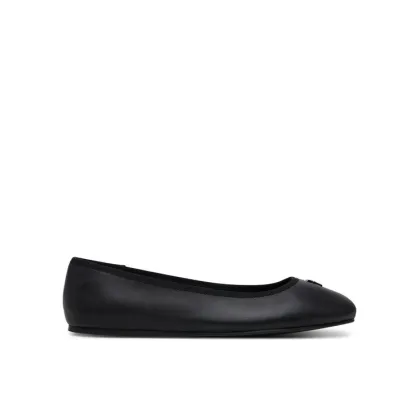 Zdjęcie Tommy Hilfiger Baleriny Th Hardware Leather Ballerina FW0FW08654 Czarny