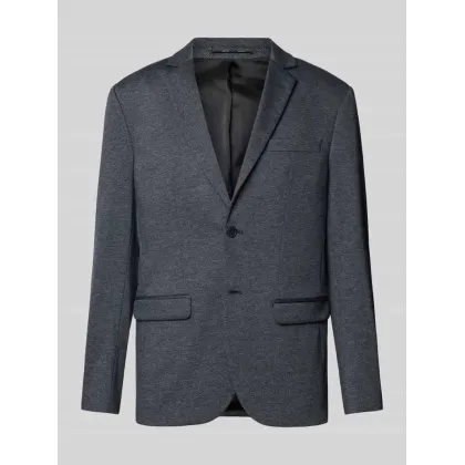 Zdjęcie Marynarka na dwa guziki o kroju slim fit z kołnierzem z połami model ‘AITOR’