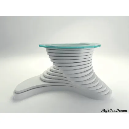 Zdjęcie Luksusowy stolik kawowy ze sklejki