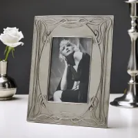 Zdjęcie Piękna ramka fotograficzna w stylu Art Noveau