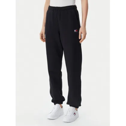 Zdjęcie Tommy Jeans Spodnie dresowe Badge DW0DW20679 Czarny Regular Fit