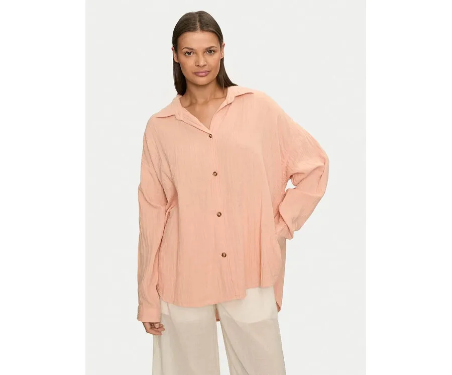 obrazek 1 Roxy Koszula Morning Time ERJWT03613 Koralowy Regular Fit