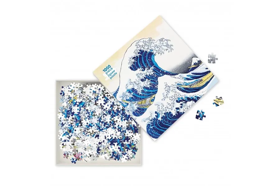 obrazek 2 Puzzle dla dorosłych Hokusai: Wielka fala - Flame Tree Publishing
