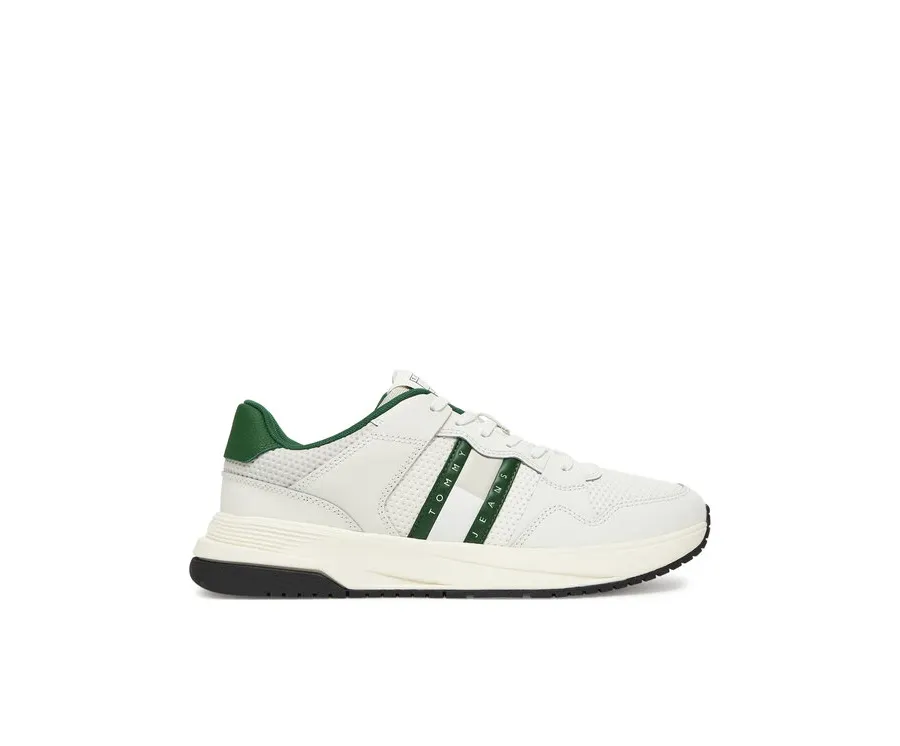 obrazek 1 Tommy Jeans Sneakersy Retrocasual Runner EM0EM01528 Biały