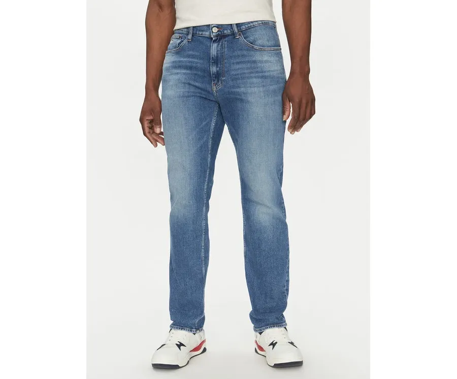 obrazek 1 Tommy Jeans Jeansy Ryan DM0DM21011 Niebieski Slim Fit