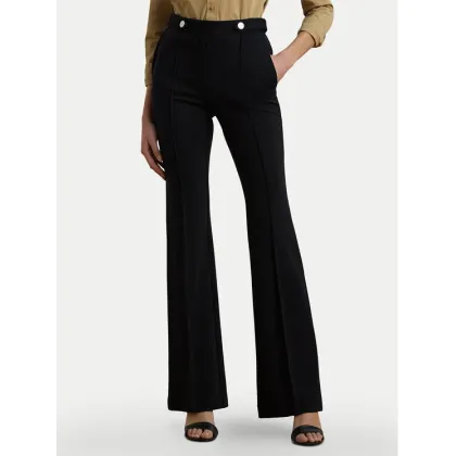 Zdjęcie LAUREN RALPH LAUREN Spodnie materiałowe 200971132001 Czarny Bootcut Fit