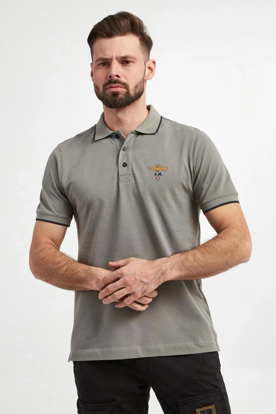 obrazek 1 Polo męskie AERONAUTICA MILITARE Aeronautica Militare