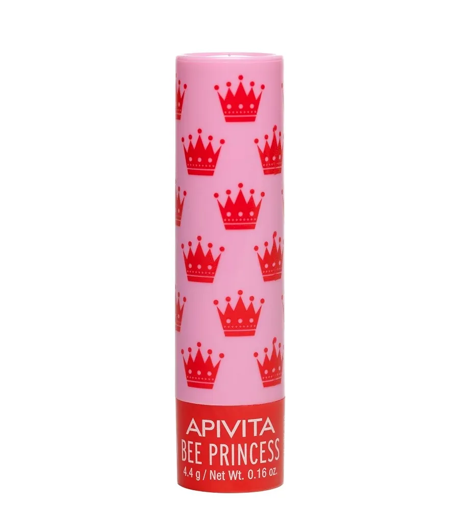 obrazek 1 Apivita Nawilżająco-Zmiękczająca Pomadka do ust Bee Princess 4.4 g