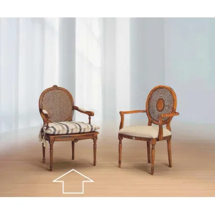 Zdjęcie Antyczny stylowy fotel do salonu - Morello Gianpaolo