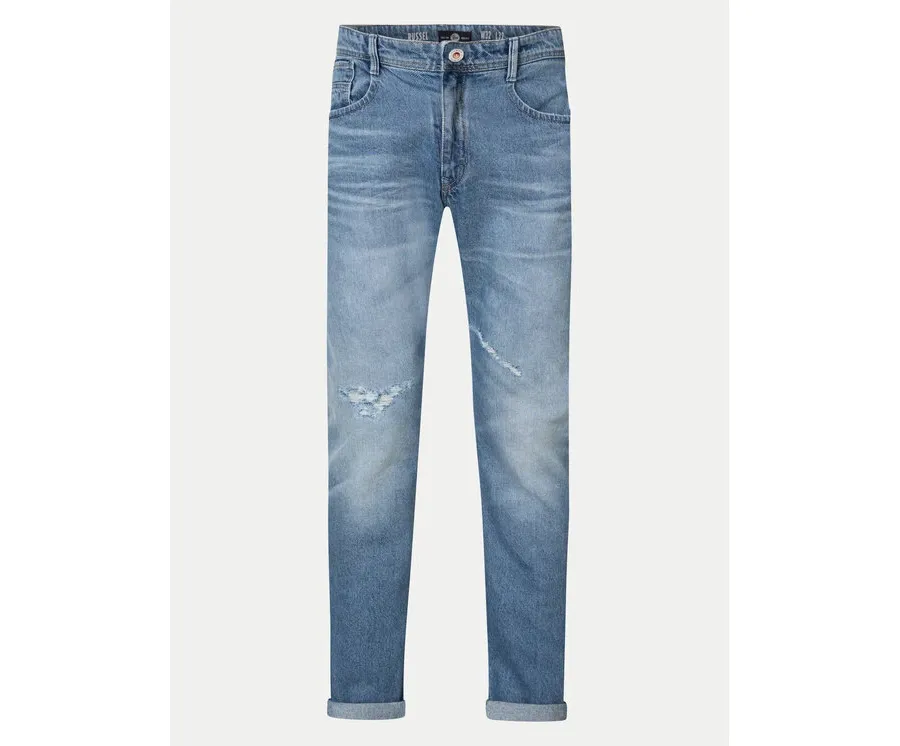 obrazek 1 Petrol Industries Jeansy M-1040-DNM056 Niebieski Tapered Fit