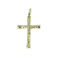 Zdjęcie Nietypowy włoski krzyż wykonany z Chrystusem wym.27x16mm.