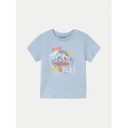 Zdjęcie Mayoral T-Shirt 1065 Błękitny Regular Fit