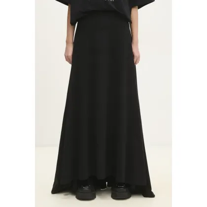 Zdjęcie VETEMENTS spódnica Ballroom Jersey kolor czarny maxi rozkloszowana WA66SK610B