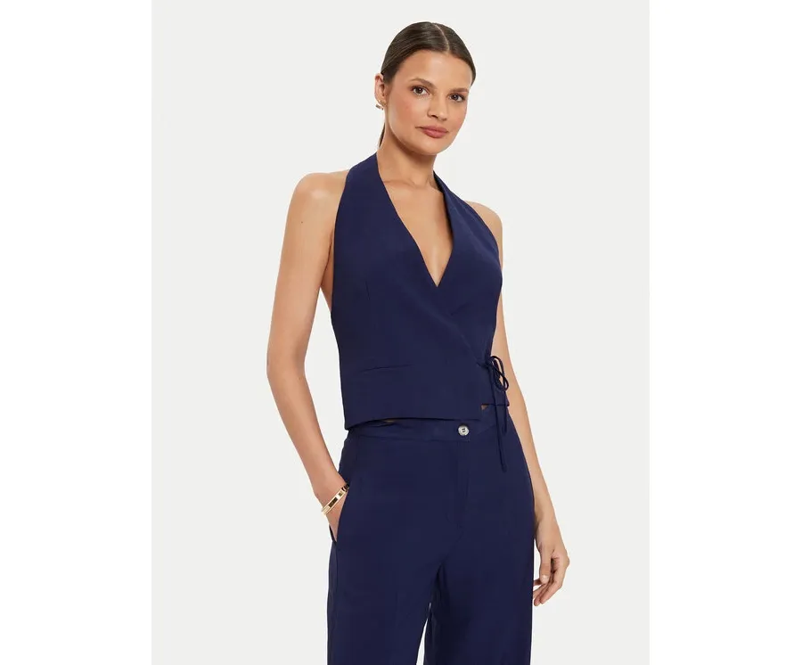 obrazek 1 ViCOLO Kamizelka TB1429 Granatowy Regular Fit