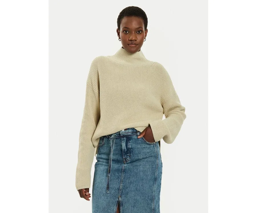 obrazek 1 Calvin Klein Jeans Golf J20J224227 Beżowy Relaxed Fit