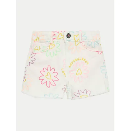 Zdjęcie OVS Szorty materiałowe 2037023 Biały Regular Fit