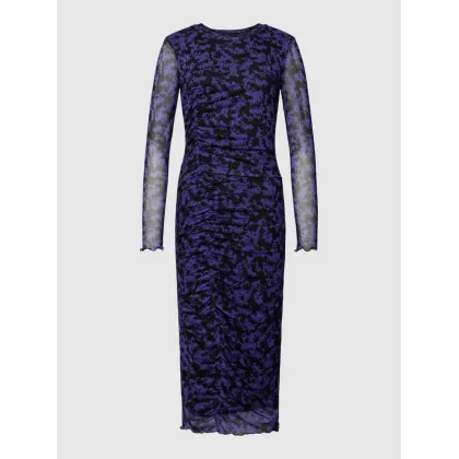 Zdjęcie Sukienka midi ze wzorem na całej powierzchni model ‘Gathering’