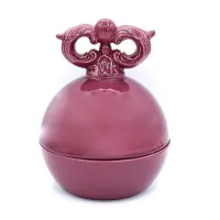 Zdjęcie Piękny pojemnik ceramiczny w stylu barokowym