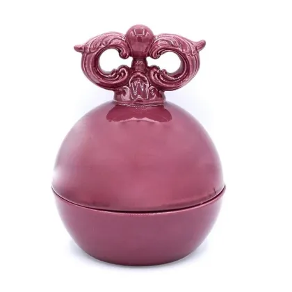 Picture Beautiful ceramic container in baroque style