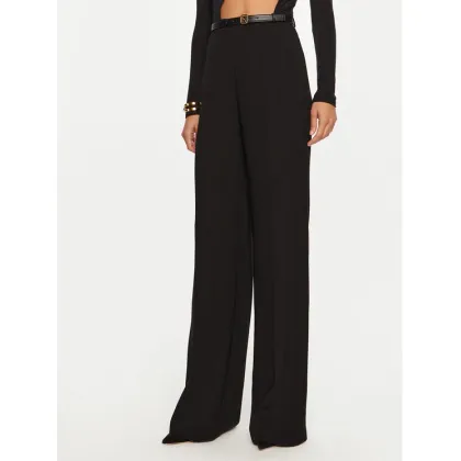 Zdjęcie Elisabetta Franchi Spodnie materiałowe PA-061-47E2-V300 Czarny Regular Fit