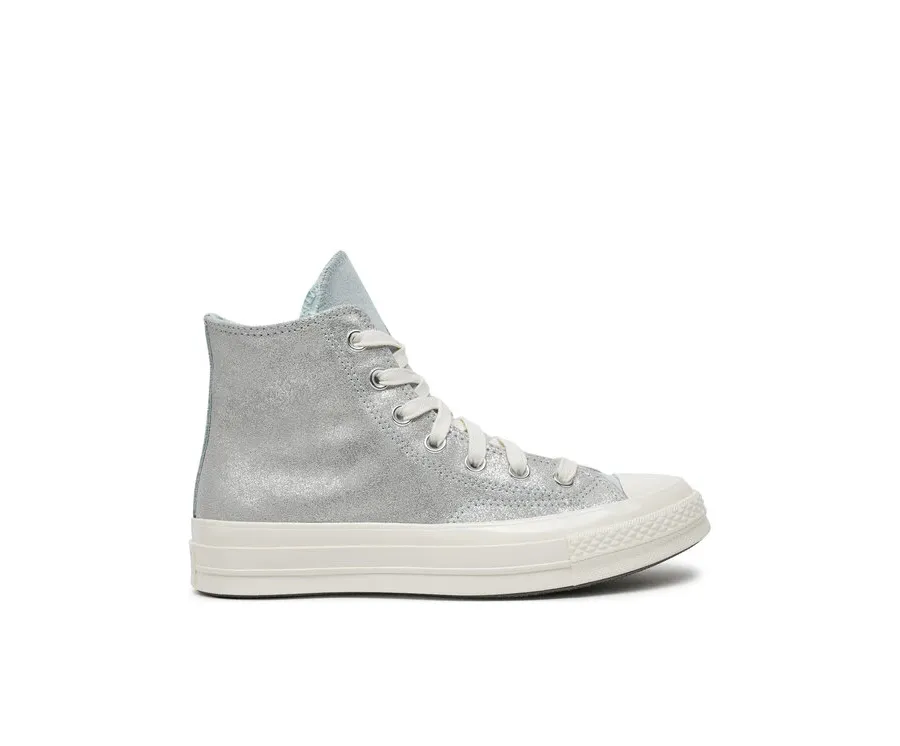 obrazek 1 Converse Trampki Chuck 70 Suede Shimmer A08224C Szary