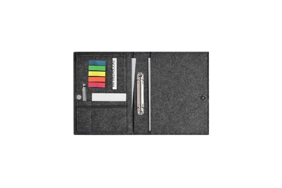 obrazek 1 Etui na dokumenty, tablet, wizytówki z ozdobnymi przeszyciami