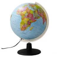 Picture Original Night&Day illuminated globe, political and astral map