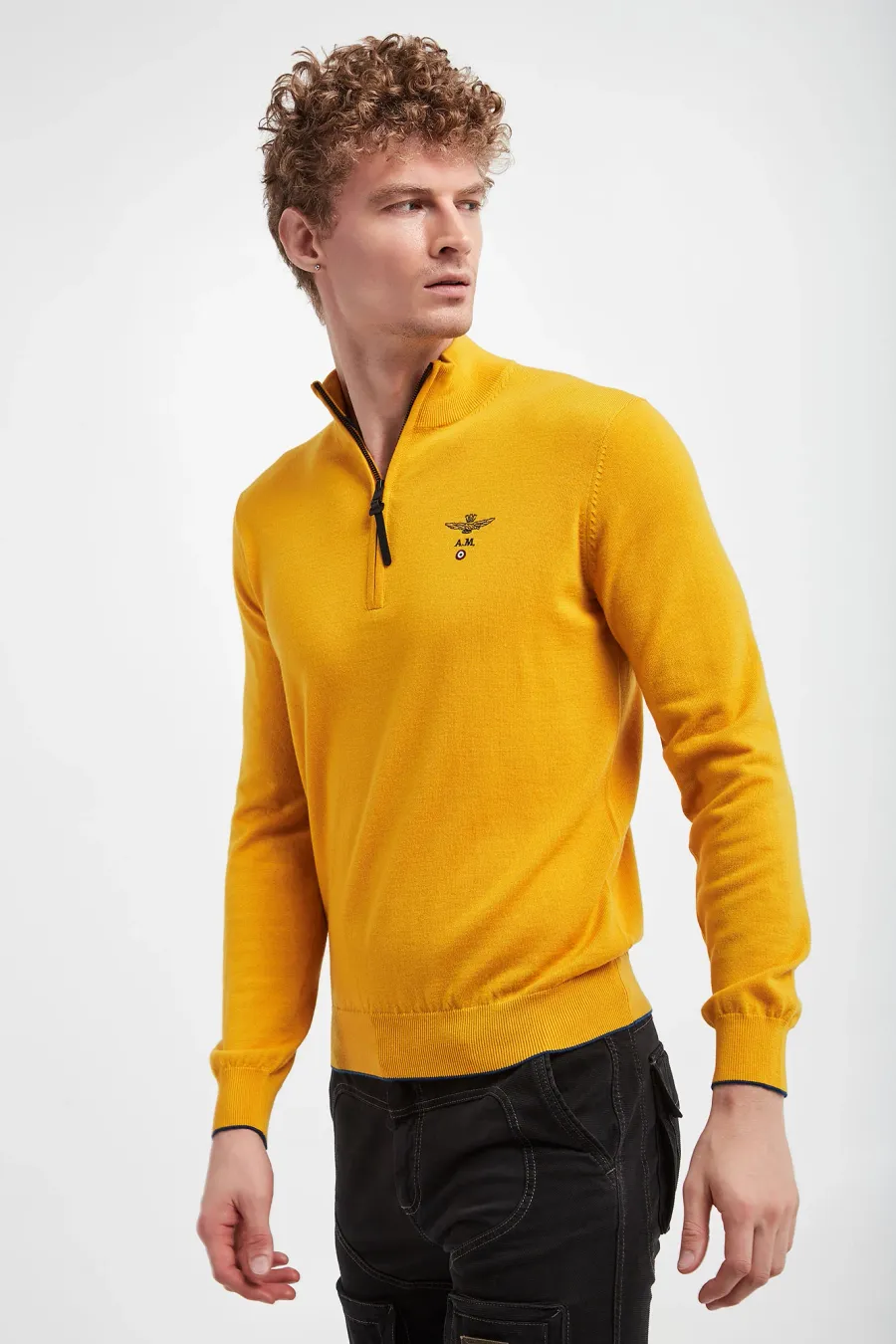 obrazek 1 Sweter męski wełniany AERONAUTICA MILITARE Aeronautica Militare