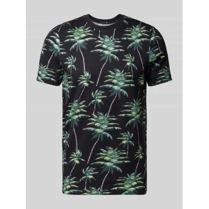 Zdjęcie T-shirt we wzory na całej powierzchni