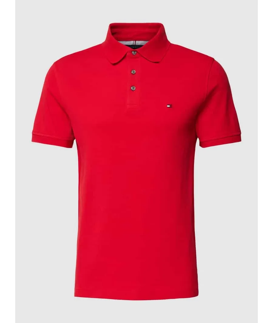 obrazek 1 Tommy Hilfiger Polo 1985 MW0MW17771 Czerwony Slim Fit