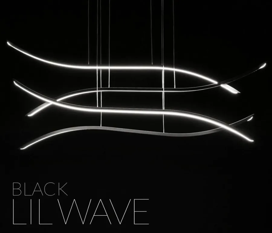 obrazek 3 Czarna lampa wisząca z serii Lil Wave