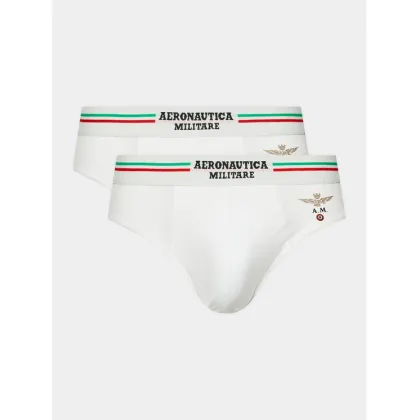 Zdjęcie Aeronautica Militare Komplet 2 par slipów AM1USL001 Biały