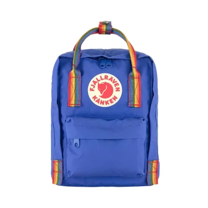 Zdjęcie Fjallraven plecak Kanken Rainbow Mini kolor granatowy mały z aplikacją F23621
