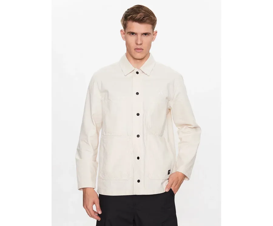 obrazek 1 Vans Kurtka przejściowa Hickory Stripe Drill Chore Coat VN0008G2 Écru Regular Fit