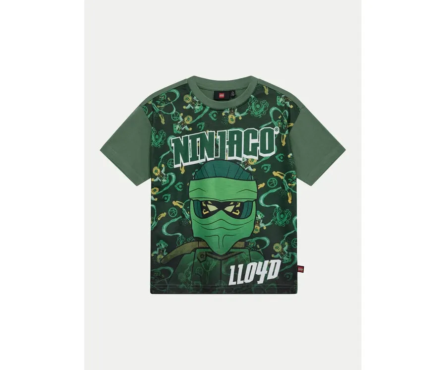 obrazek 1 LEGO T-Shirt Ninjago 12011405 Zielony Regular Fit