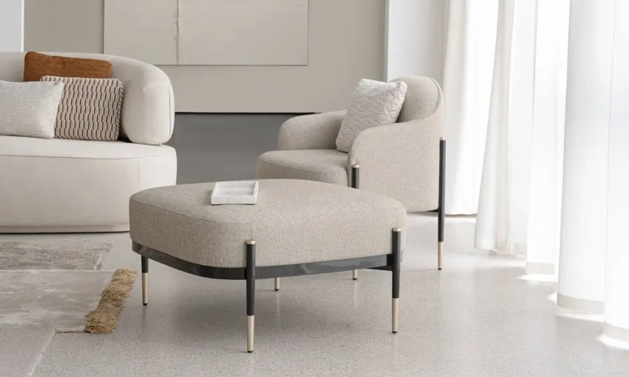 obrazek 10 Ekskluzywny włoski fotel w stylu modernistycznym do salonu