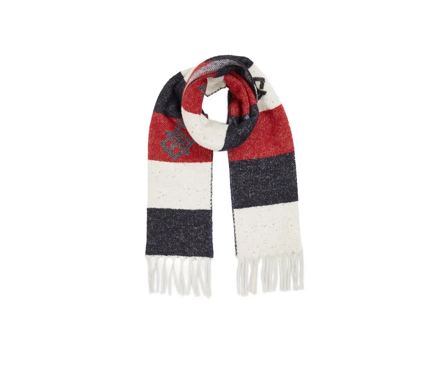 obrazek 1 Tommy Hilfiger Szalik Limitless Chic Cb Scarf AW0AW15353 Granatowy