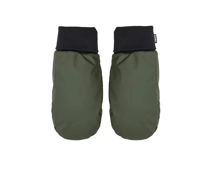 obrazek 1 Rains Rękawiczki Alta Puffer Mittens 16070 Zielony