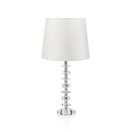 Zdjęcie Stylowa lampa stołowa „Nuty” z kryształu