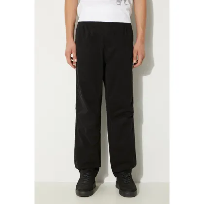 Zdjęcie C.P. Company spodnie Stretch Sateen Loose Chino Pants męskie kolor czarny proste 17CMPA110A005529G