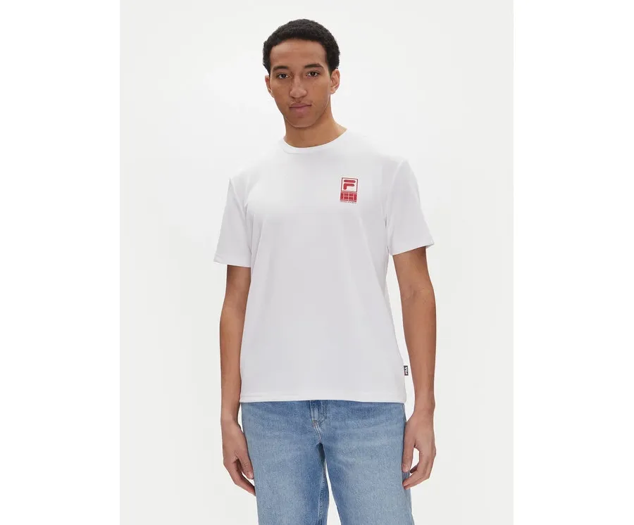 obrazek 1 Fila T-Shirt Lennik FAM0883 Biały Regular Fit