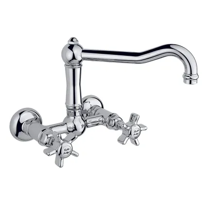 Zdjęcie Luksusowa bateria zlewozmywakowa ścienna - Officina Nicolazzi